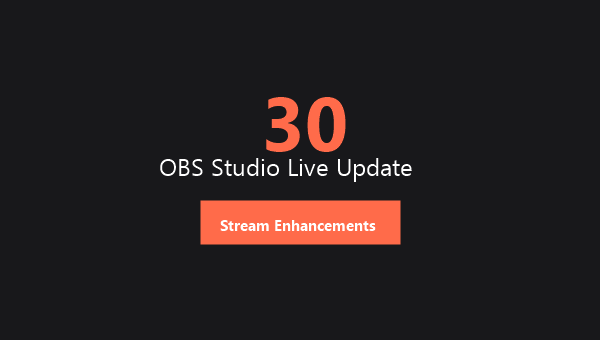 OBS 30 直播